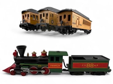 American Flyer S Gauge Franklin Train Set With Three Cars