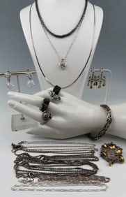 Lot Of Sterling Silver Jewelry