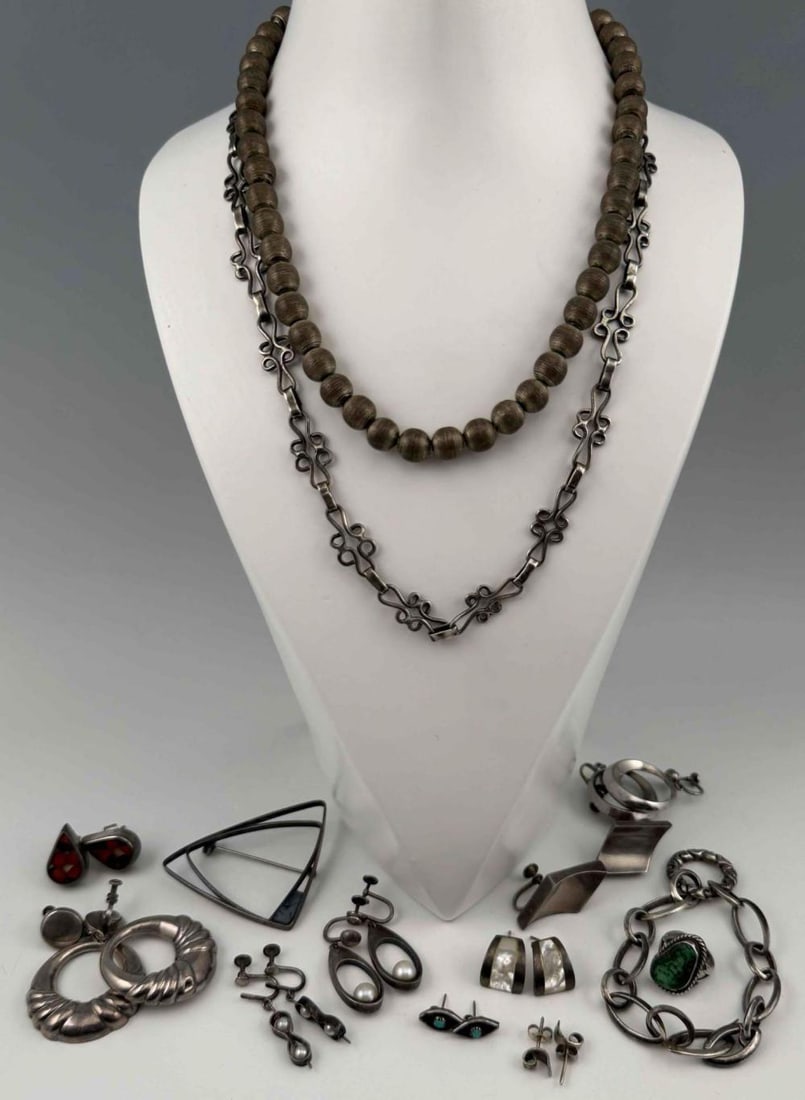 Sterling Silver Jewelry Including Taxco (1 of 15)
