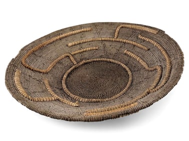 Large African Makenge Basket, Ca. Early-Mid 20th Century
