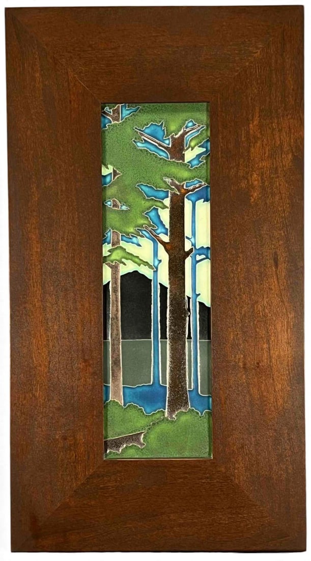 Motawi Tile Works "Pine Forest" Art Tile (1 of 8)