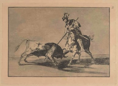 Francisco Goya (after), La Tauromaquia, 11,  Etching
