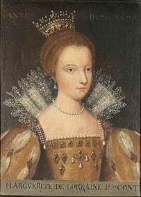 Portrait Of Louise Marguerite of Lorraine, Princess Of Conti, Oil On Canvas