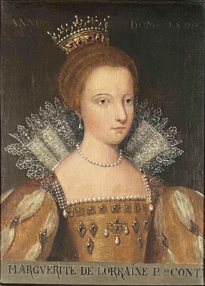 Portrait Of Louise Marguerite of Lorraine, Princess Of Conti, Oil On Canvas (1 of 11)