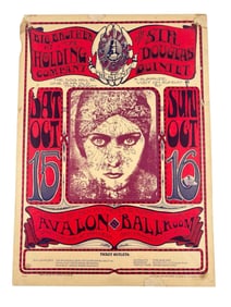 Big Brother And The Holding Company Avalon Ballroom Concert Poster