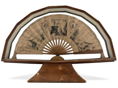 Programme Of Mr. Albert Smith's Ascent Of Mont Blanc, August 12th & 13th, 1851 Commemorative Fan