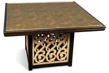 Widdicomb Verre Églomisé Hollywood Regency Side Table, Ca. 1960