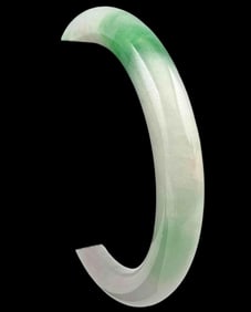 Apple Jade Bangle Bracelet