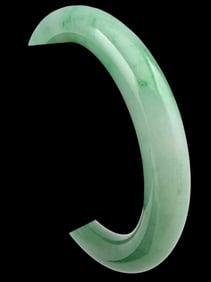 Apple Green Jade Bangle Bracelet
