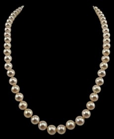 14K Cultured Pearl Necklace