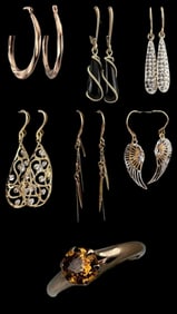 Grouping Of 10K Gold Jewelry