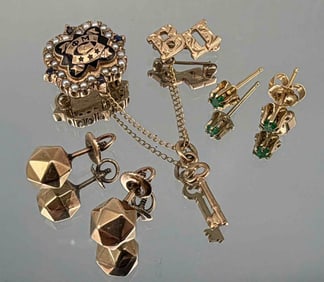 14K, 10K Gold Jewelry Lot