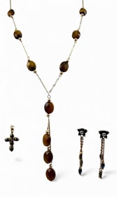 Grouping Of Gem Set 10K Jewelry