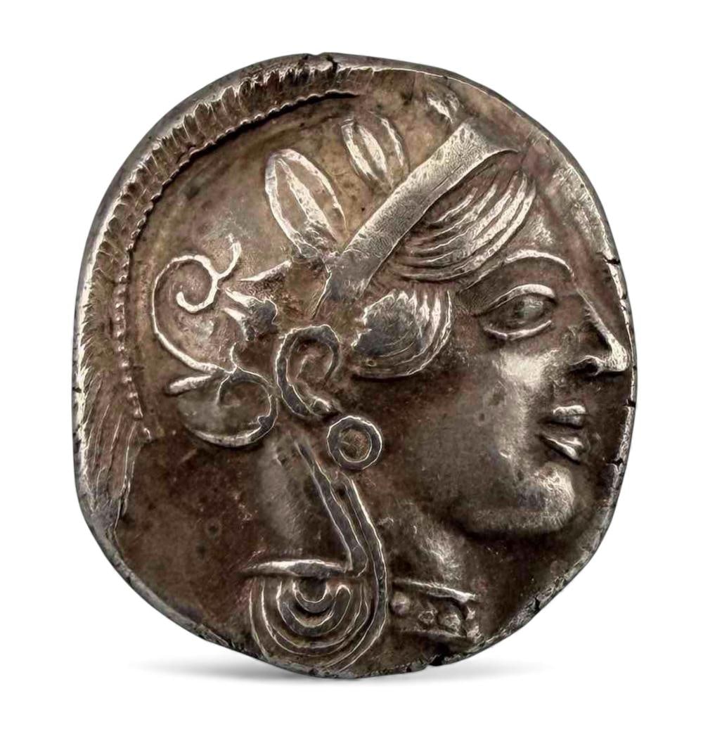 Athenian Owl Greek Silver Tetradrachm Coin (1 of 9)