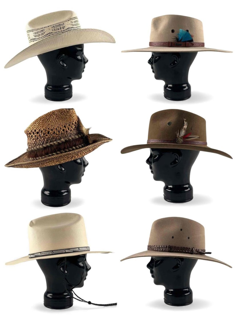 Grouping Of Western Hats Including Stetson (1 of 19)