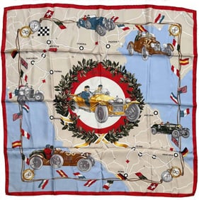 Chopard Silk Automobile Racing Scarf