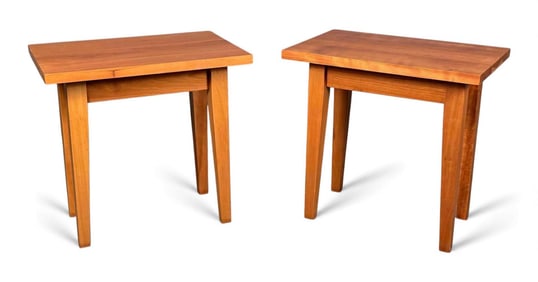Pair Of Lyndon Furniture Side Tables