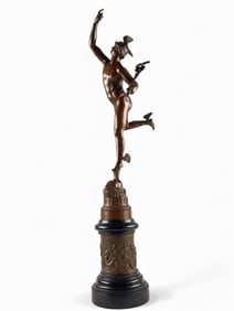 After J. De Bologne, Mercury, Bronze Sculpture
