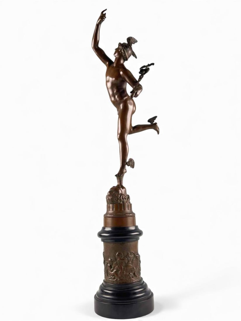 After J. De Bologne, Mercury, Bronze Sculpture (1 of 16)