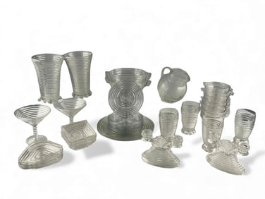 Anchor Hocking "Manhattan" Art Deco Glassware
