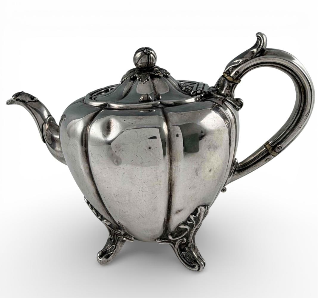 English Victorian Sterling Silver Teapot, Henry Wilkinson & Co. (1 of 16)