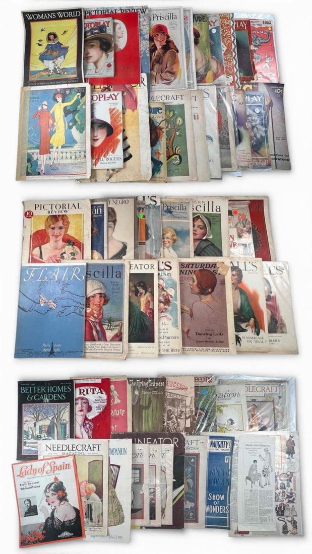 Collection Of Movie & Fashion Magazines, Most 1920's (1 of 16)
