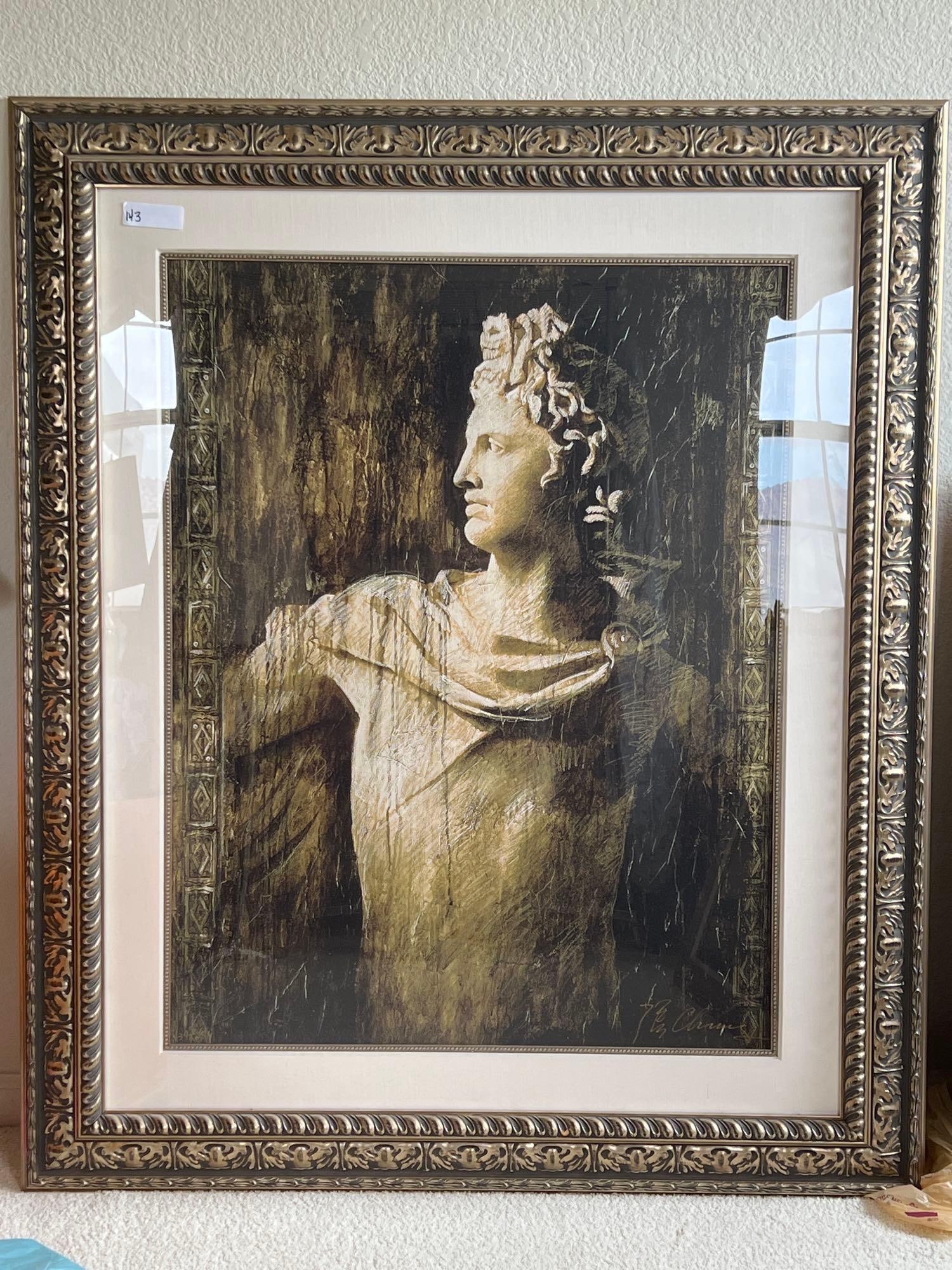 Framed Classical Inspired Artwork (1 of 3)
