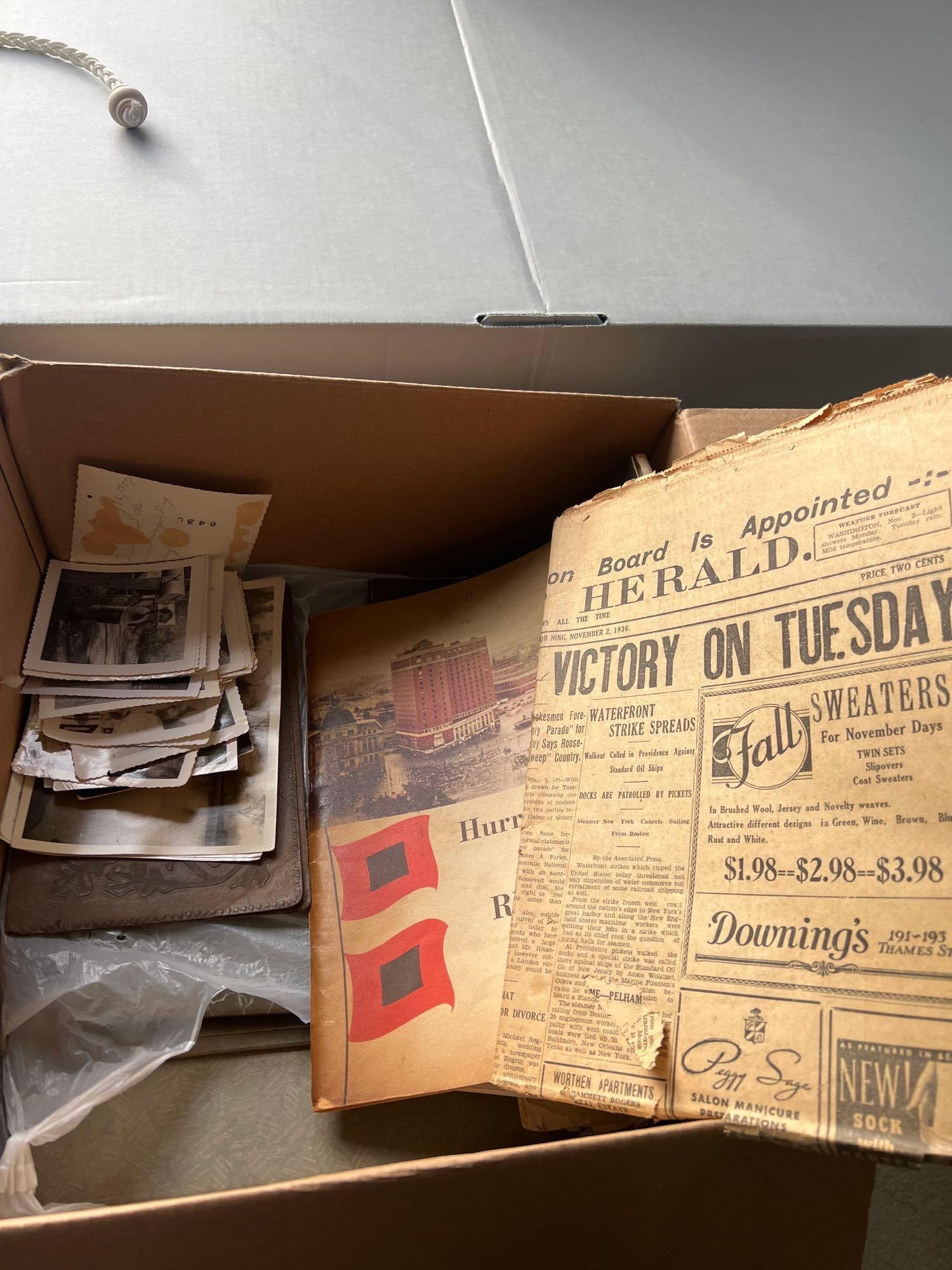 Vintage And Antique Photographs & Ephemera: Vintage and antique photographs & ephemera.