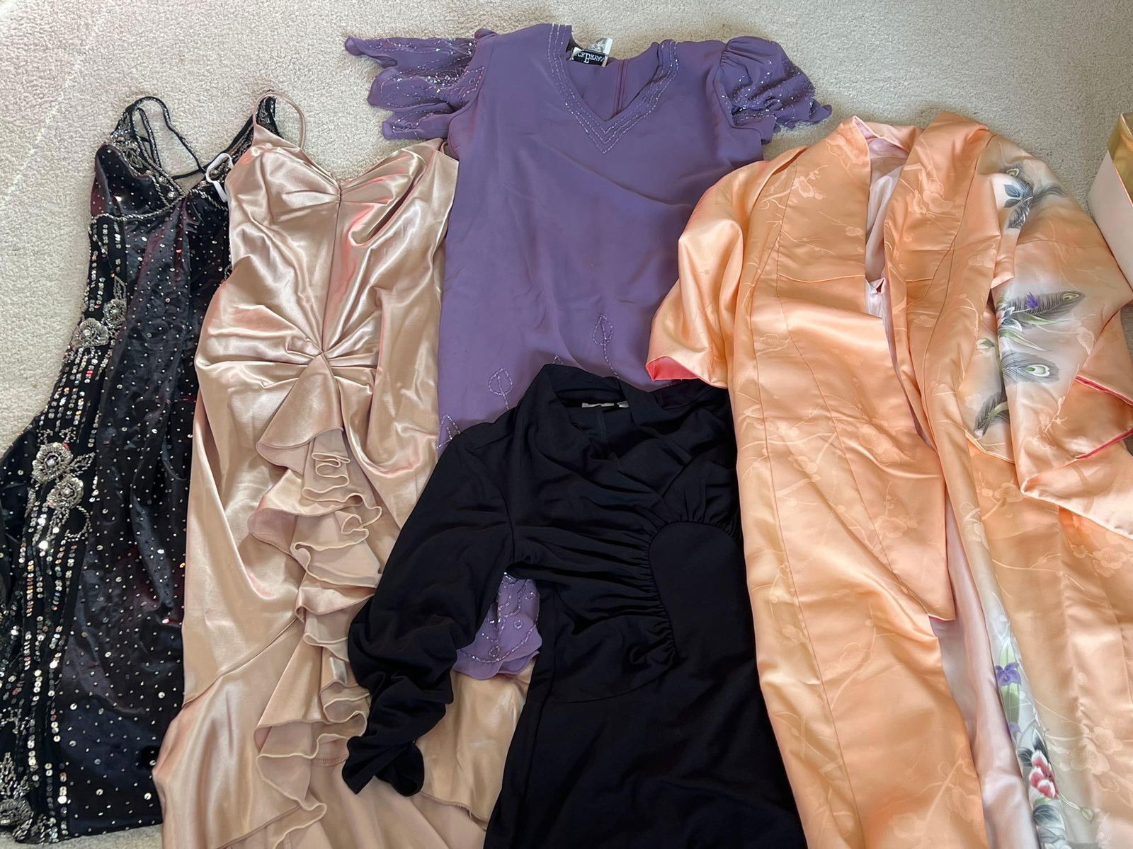 Lady's Evening Gowns, And Other Clothing, Approximate Size Large (1 of 10)