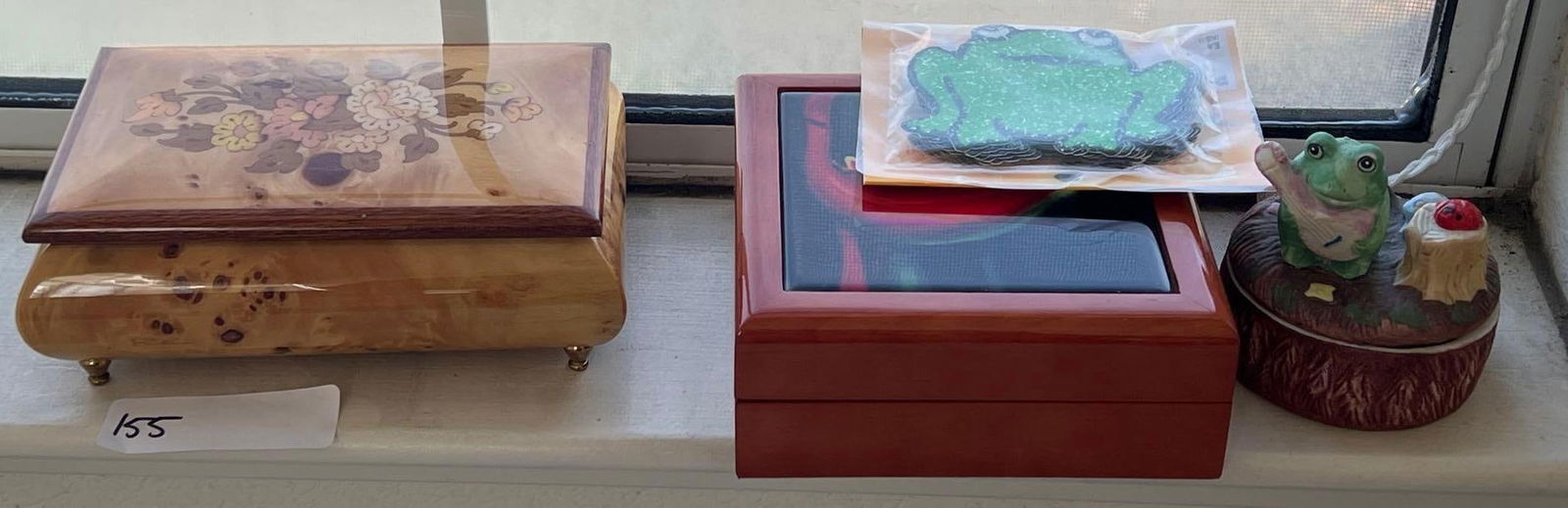 Italian Music Box, Frog Boxes, And Miscellaneous: Italian music box, frog boxes, and miscellaneous.