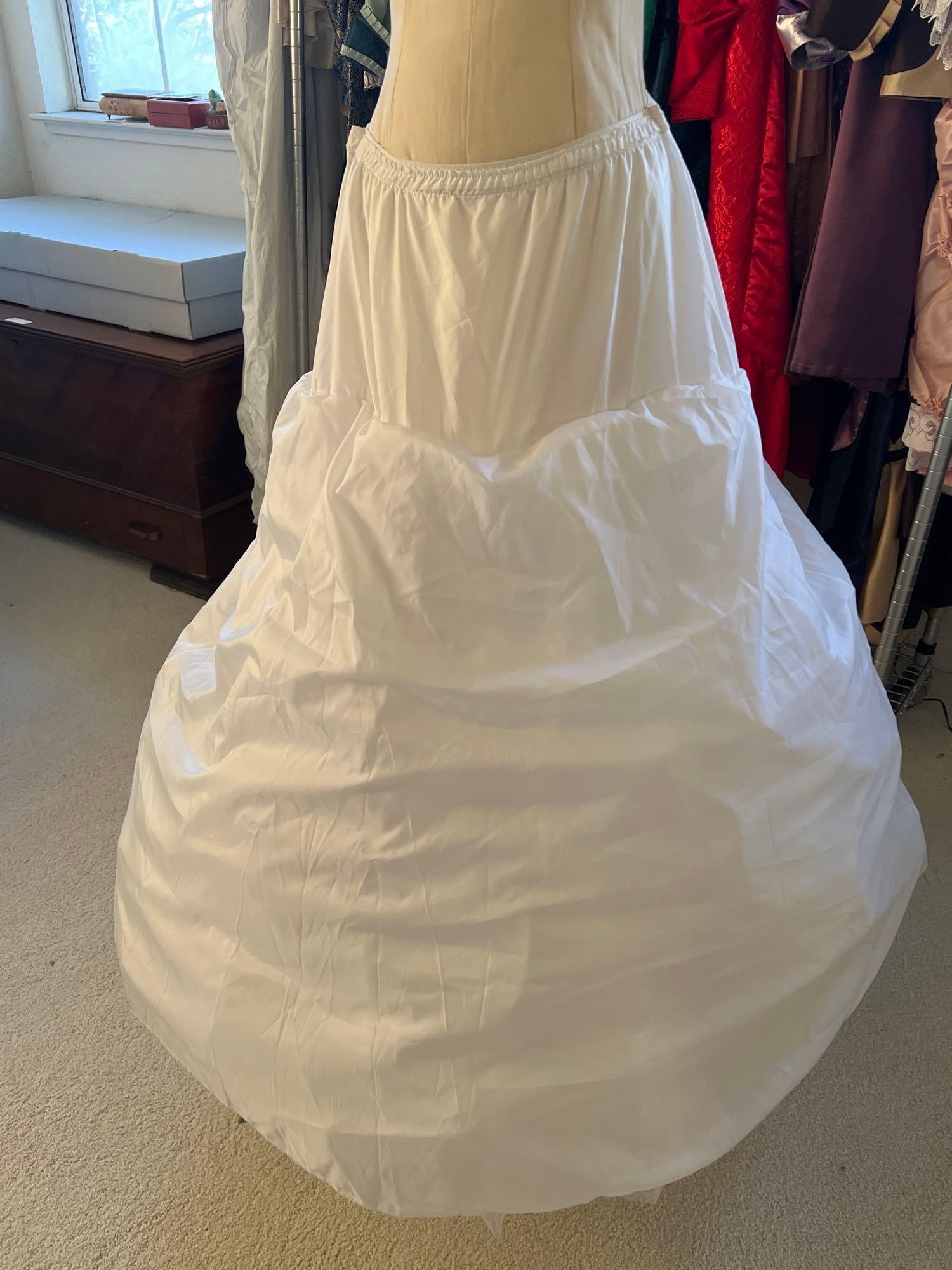 Full Length Crinoline Underskirt: Full length crinoline underskirt.