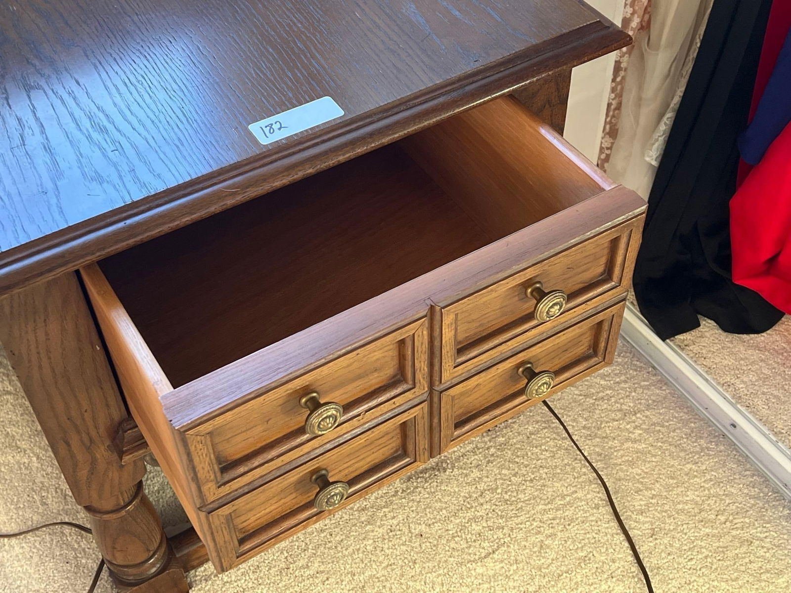 Thomasville Oak Side Table - 2