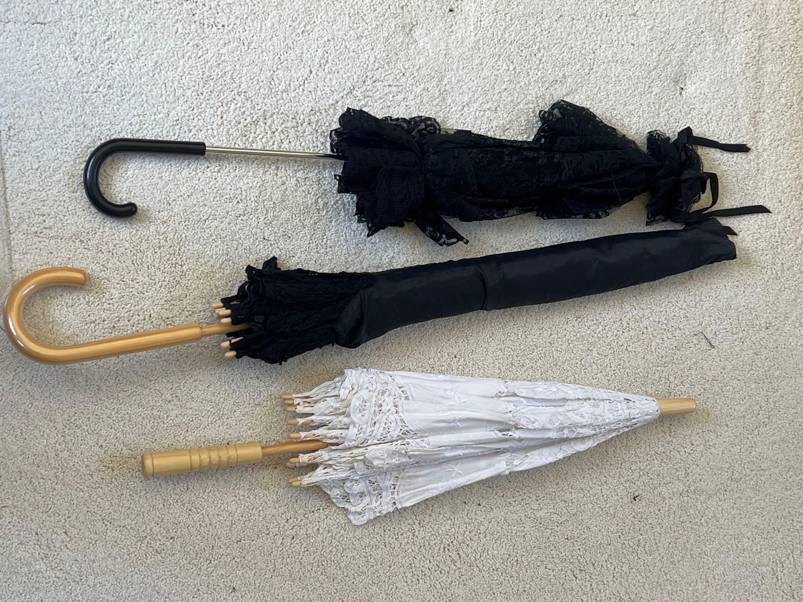 Three Lace Parasols (1 of 4)