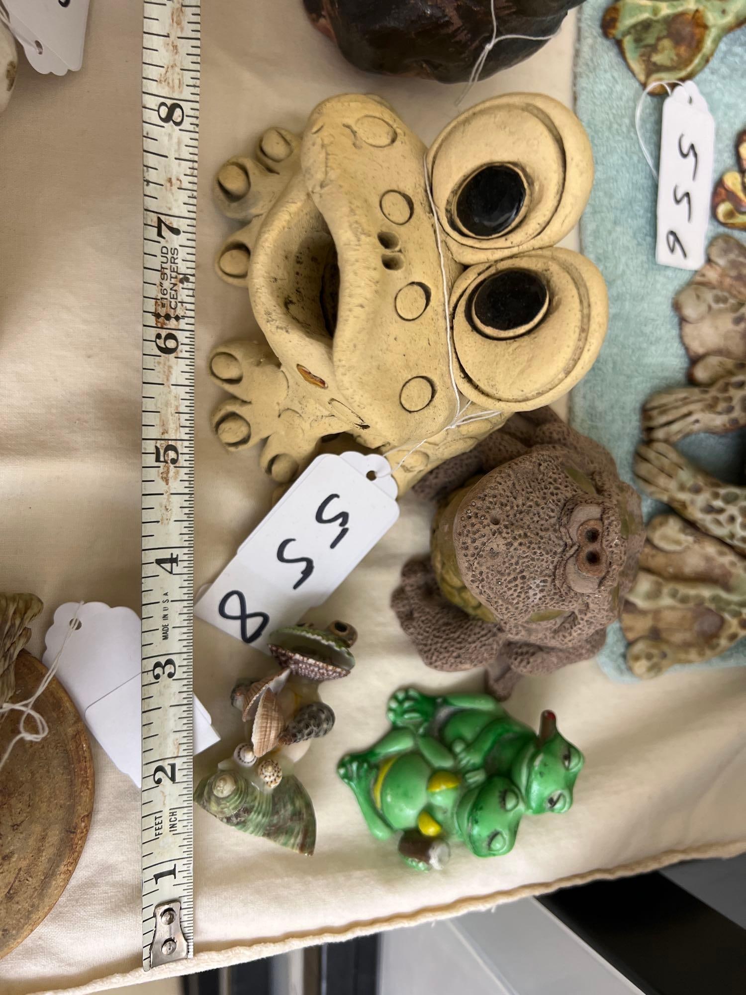 Four Frog Figures - 4