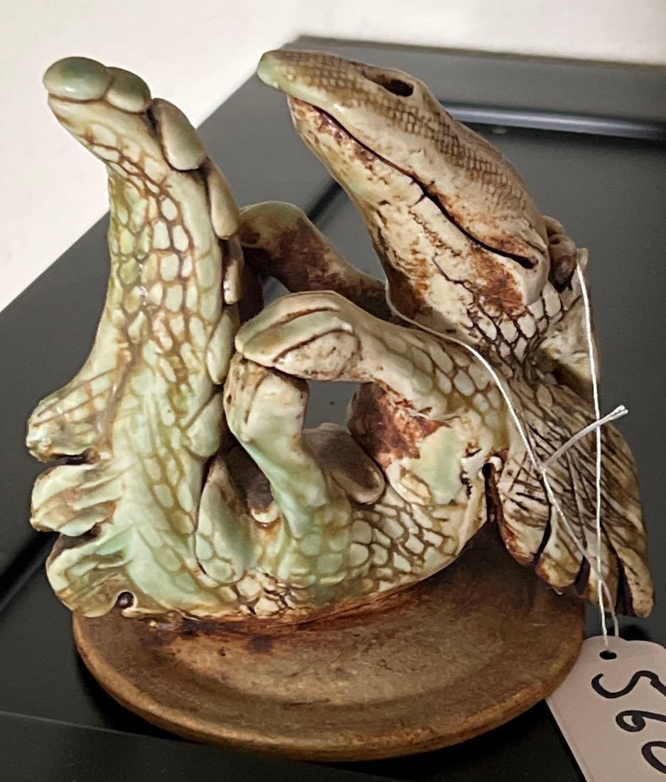 Wild Earth Ceramic Dragon Figure: Wild Earth ceramic Dragon figure.