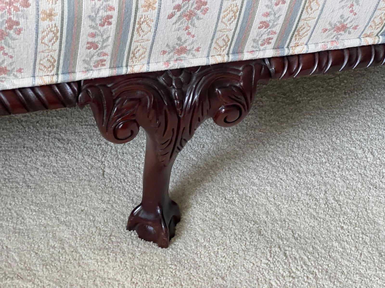 Georgian Style Camelback Sofa - 3