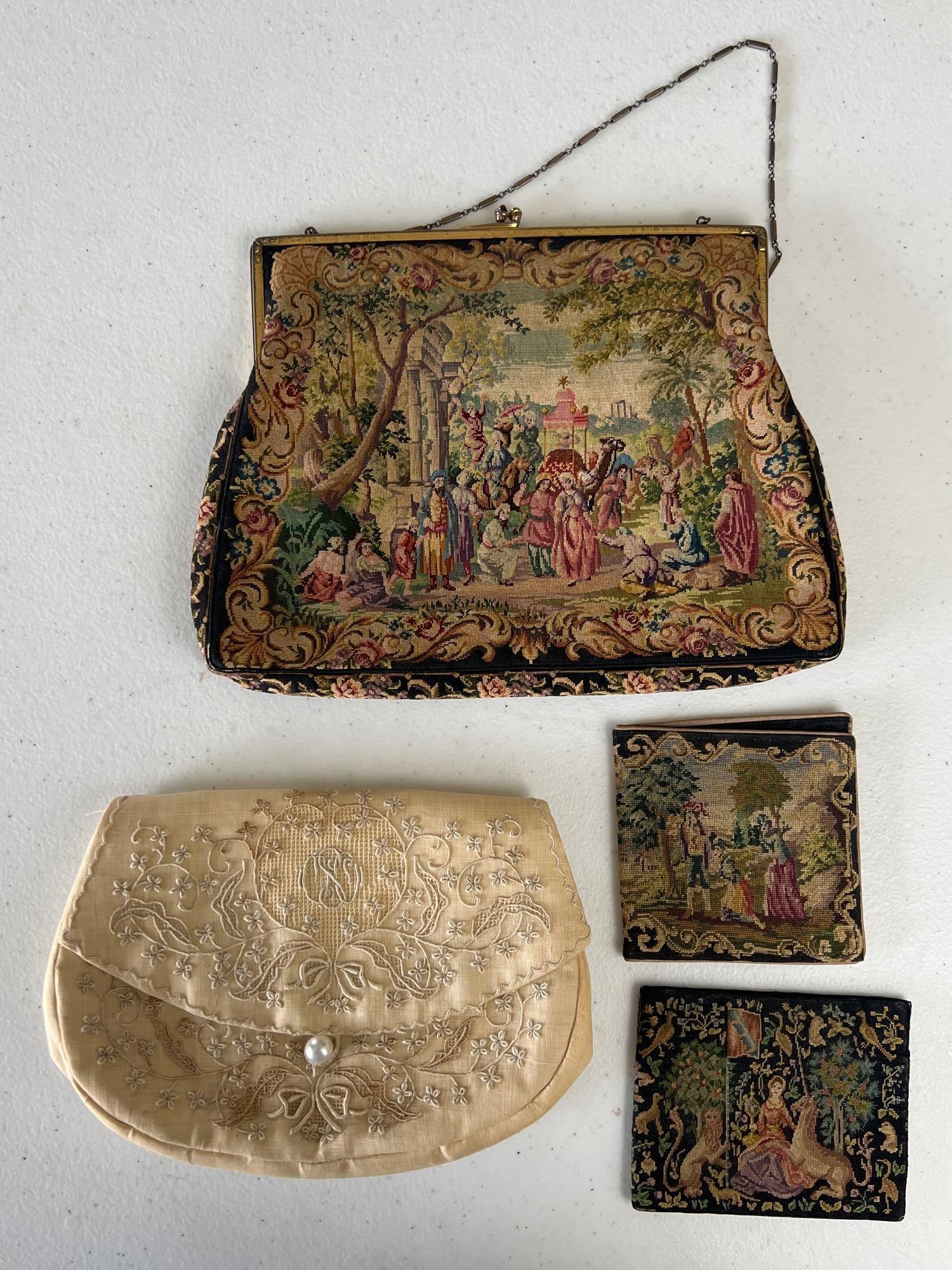 Grouping Of Vintage Tapestry Wallets & Purses (1 of 9)