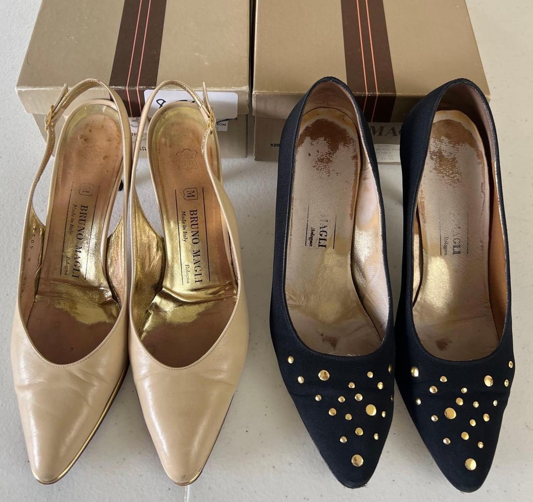 Two Pairs Of Burno Magli Heels, Size 7 (1 of 5)