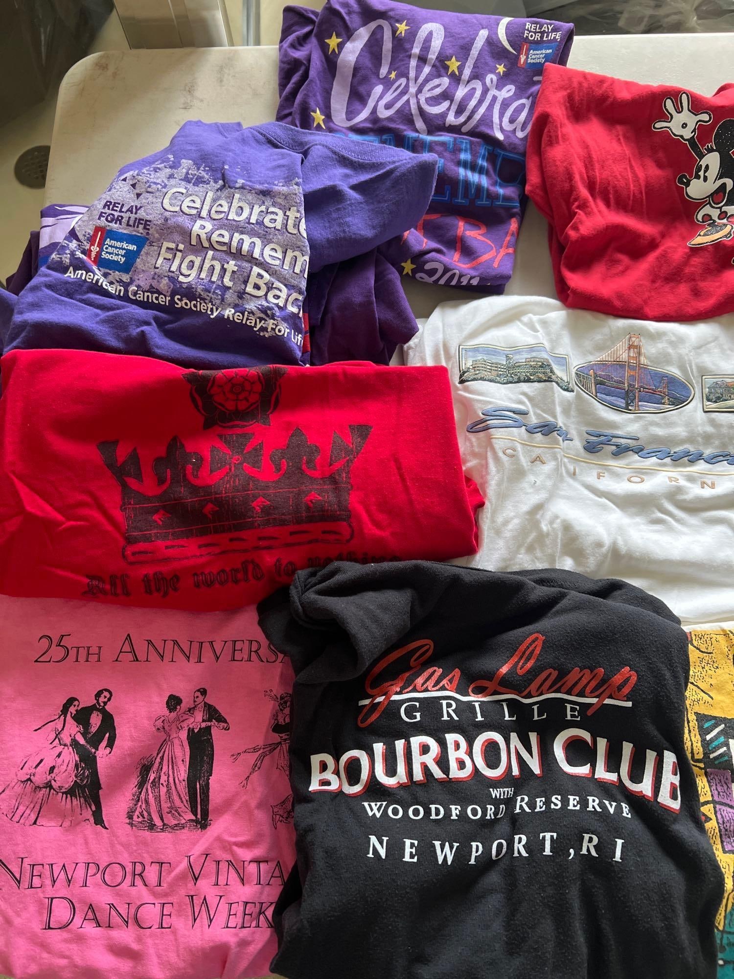 Vintage T-Shirts: Vintage T-shirts. Most size medium.