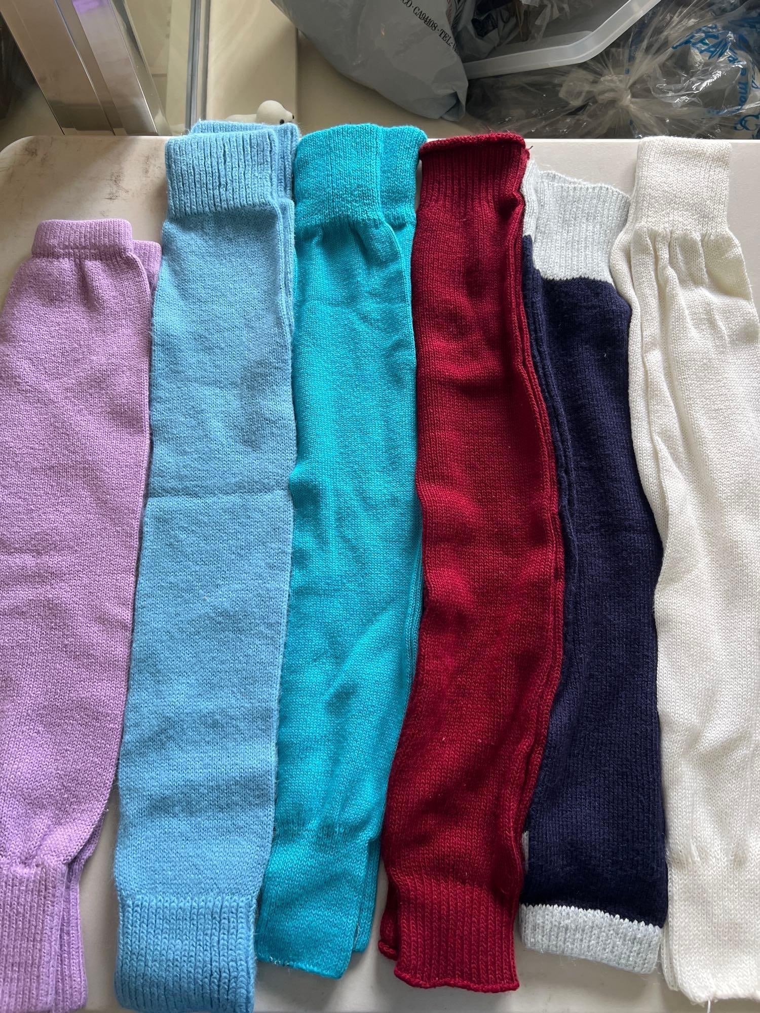Lot Of Colorful Knit Leg Warmers (1 of 2)