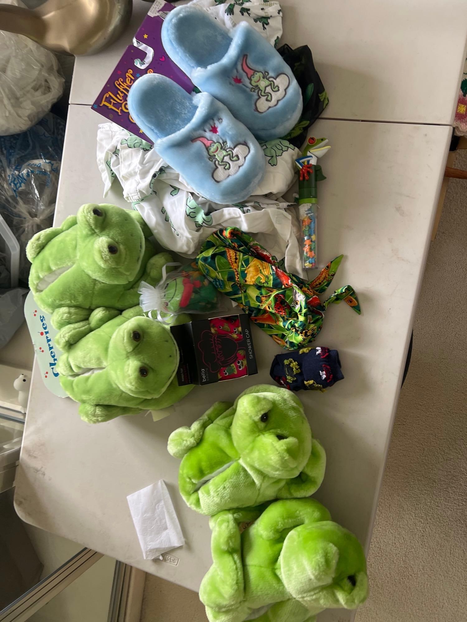 Frog Themed Clothing, Slippers & Accessories: Frog themed clothing, slippers & accessories