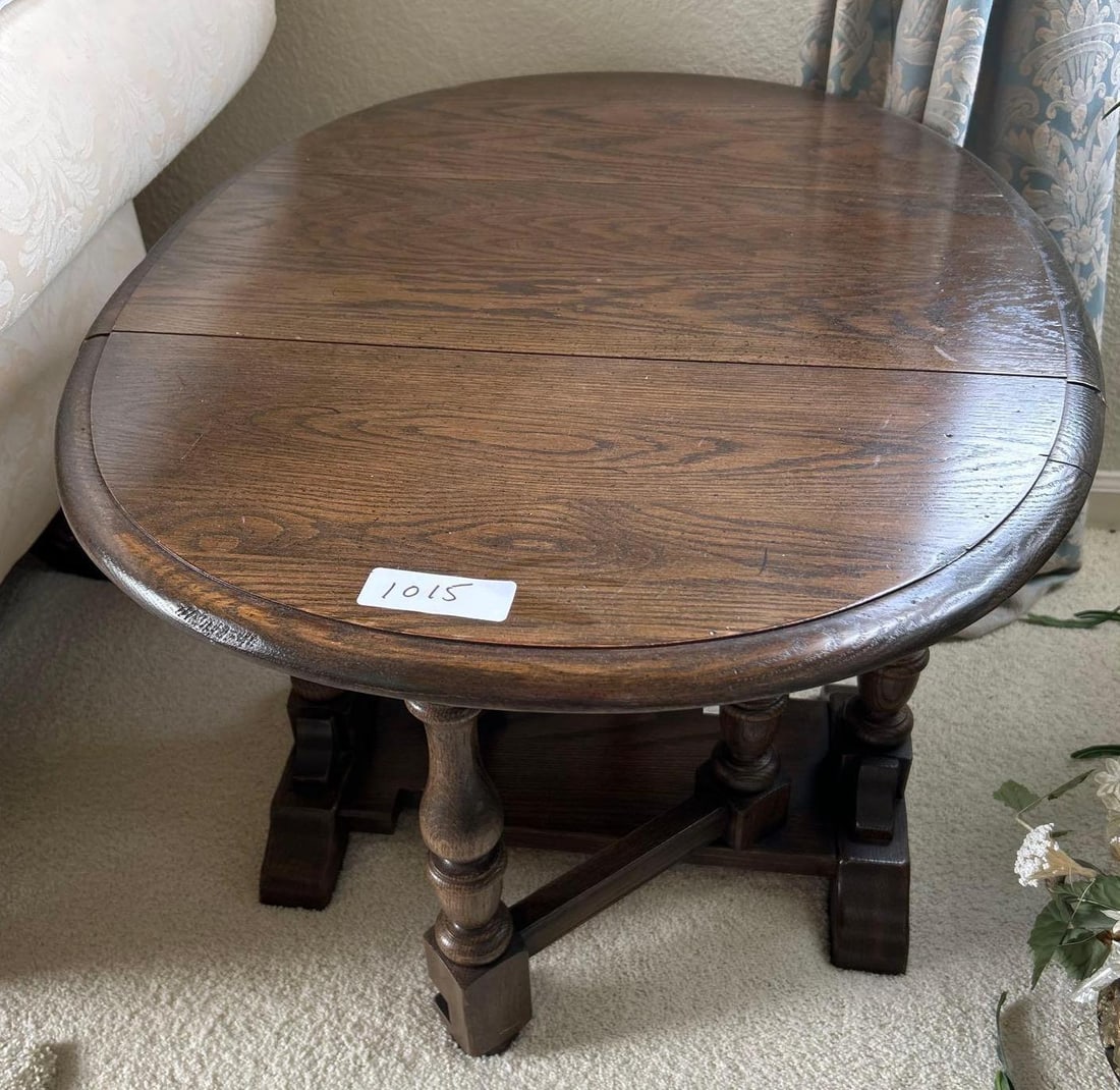 Jacobean Revival Oak Gate Leg Table (1 of 6)