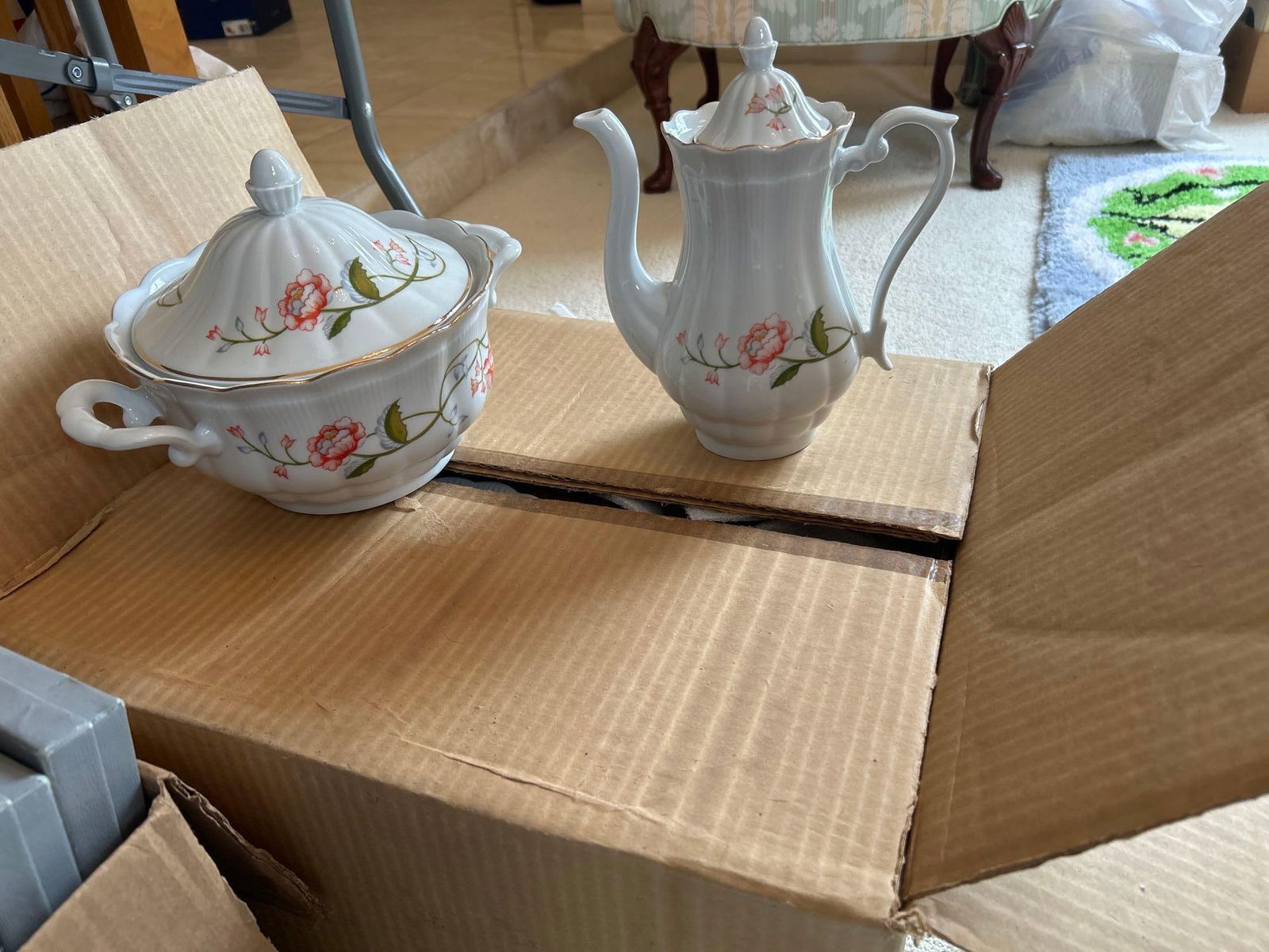 Polish Porcelain Service For Eight, Including Serving Dishes (1 of 3)