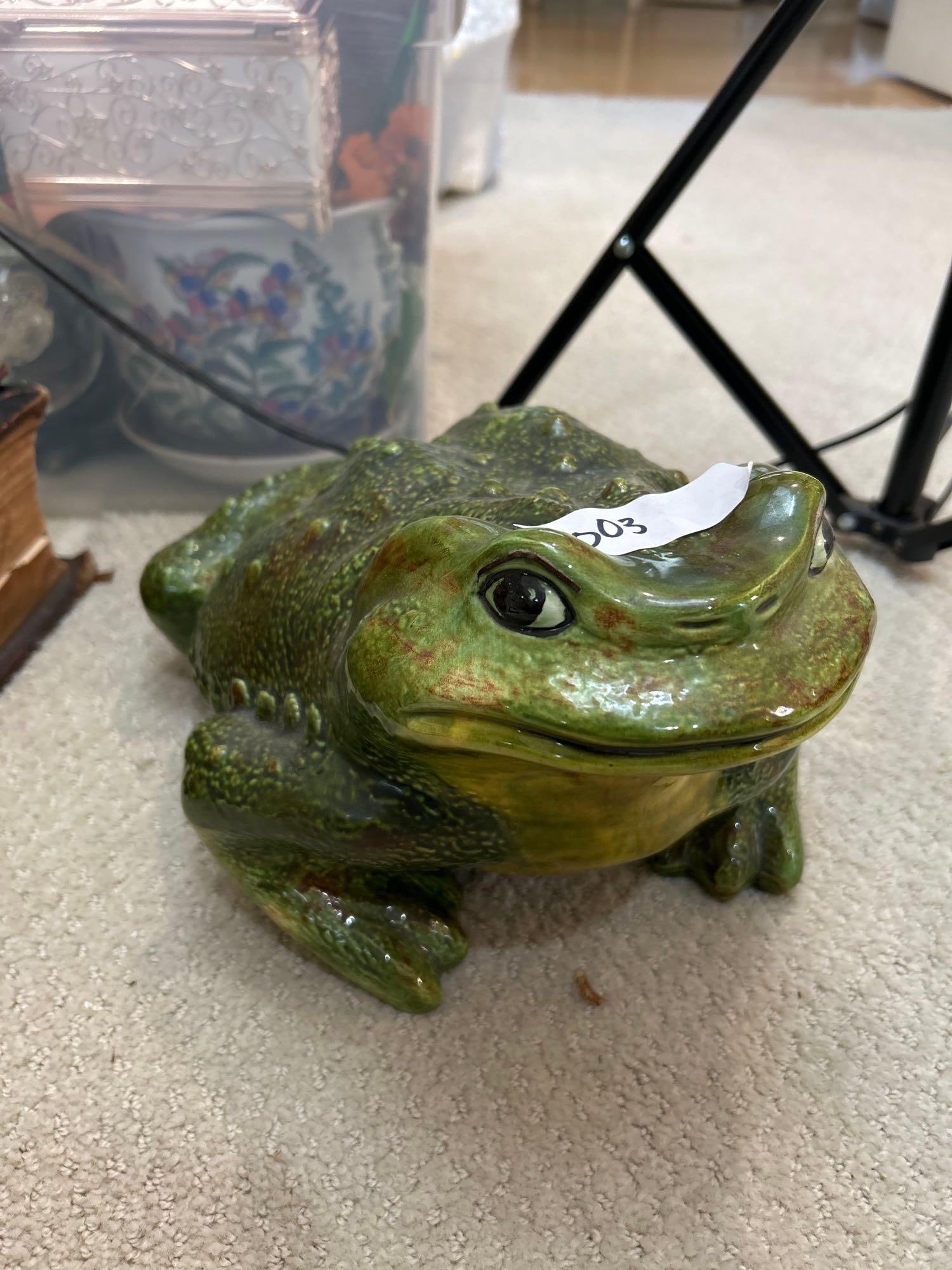 Large Ceramic Frog - 2
