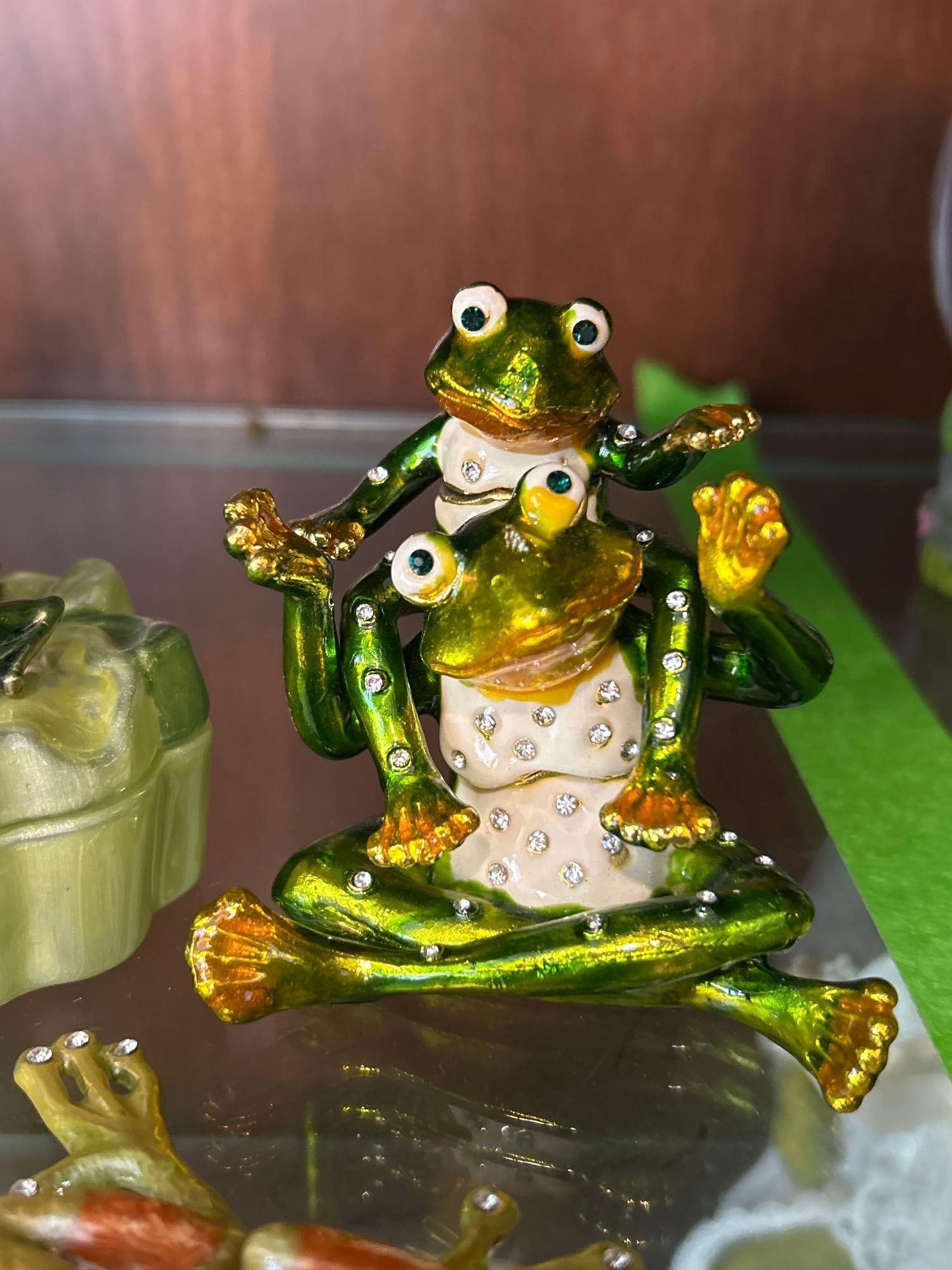 Decorative Miniature Frog Boxes - 3