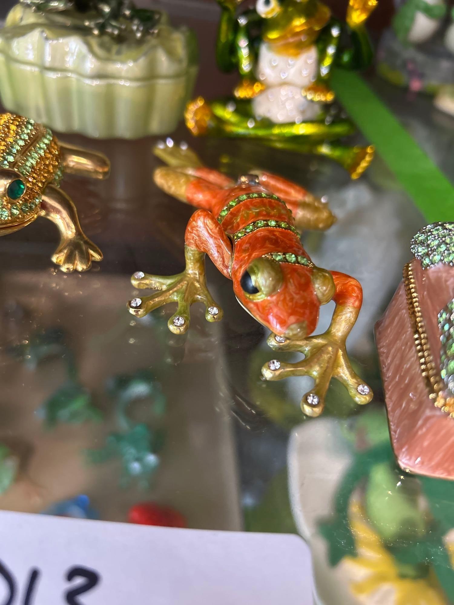 Decorative Miniature Frog Boxes - 5