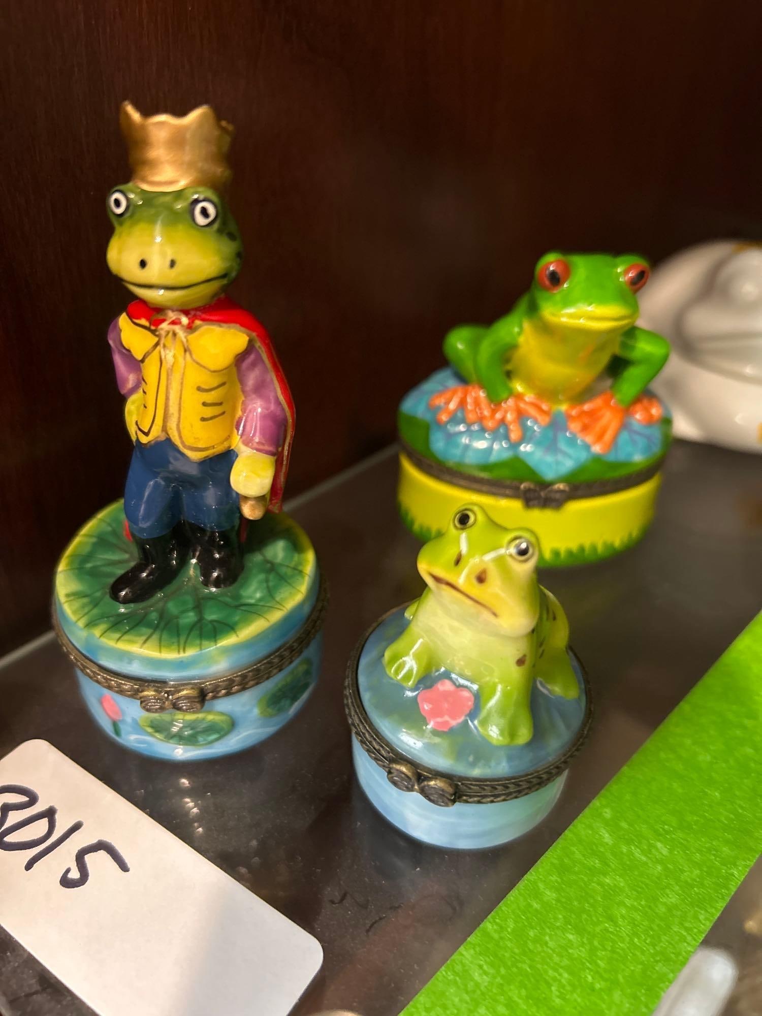 Porcelain Frog Boxes - 2