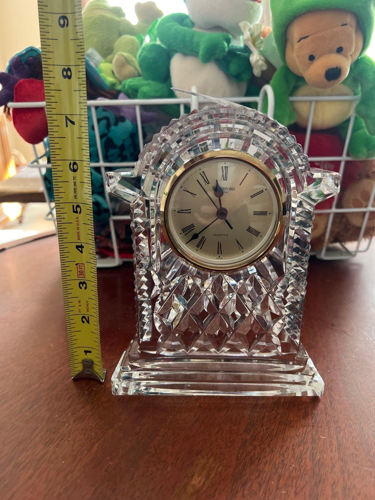 Waterford Crystal Table Clock - 6