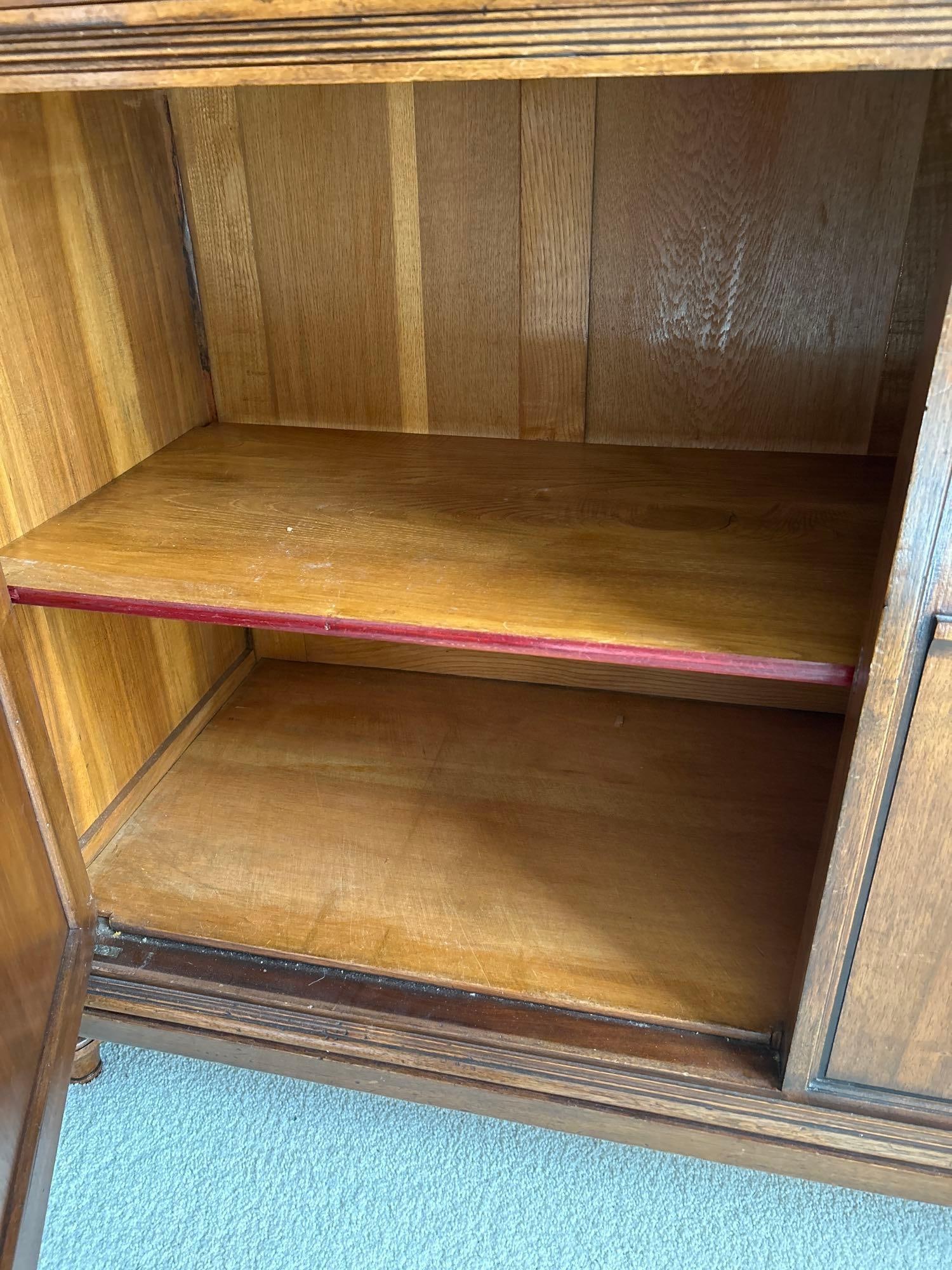 French Walnut Buffet A Deux Corps - 5