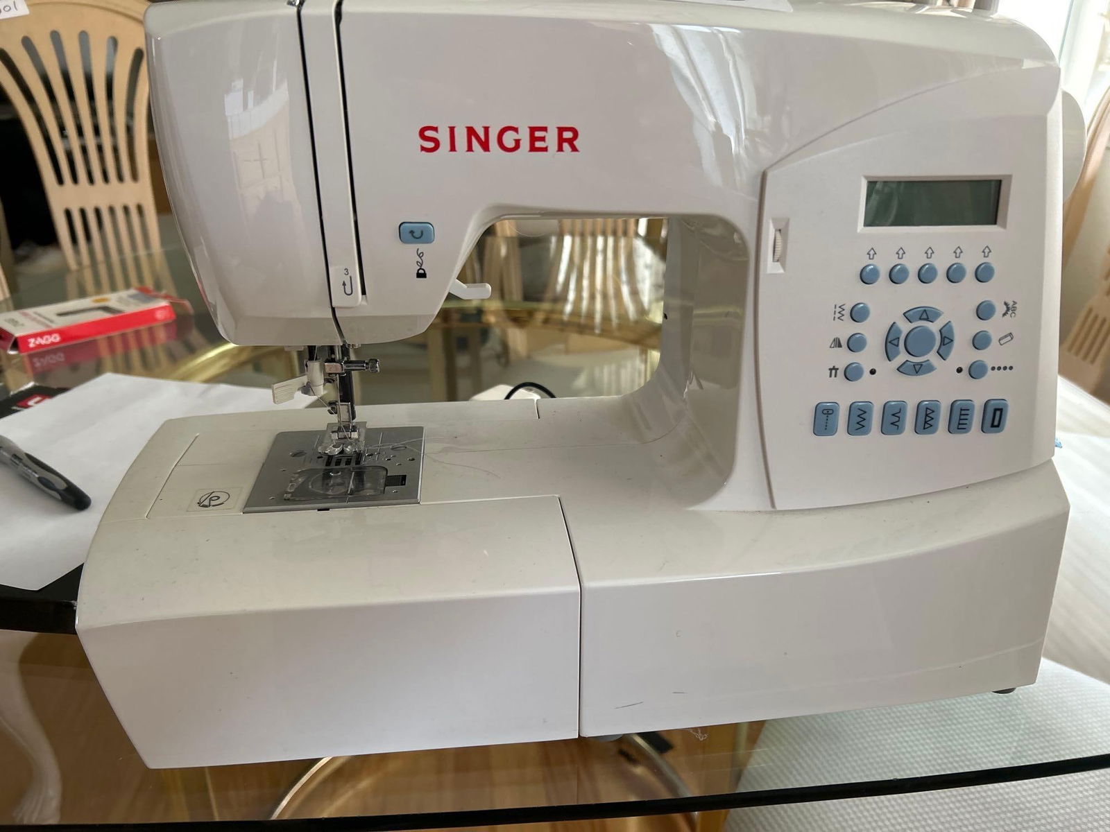 Singer Sewing Machine And Other Sewing Items (1 of 5)